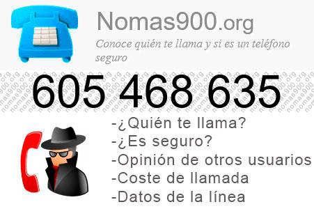 Teléfono 605468635