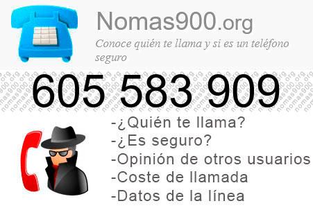 Teléfono 605583909