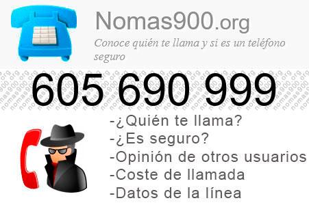 Teléfono 605690999