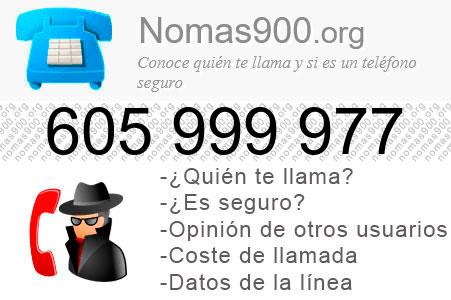 Teléfono 605999977