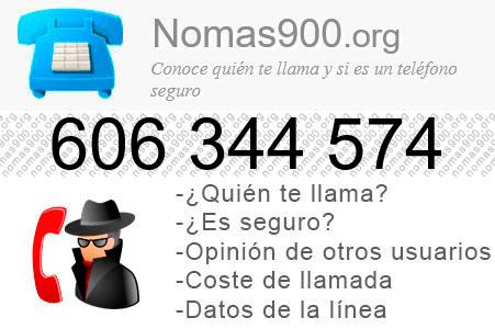 Teléfono 606344574