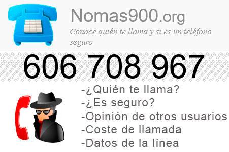 Teléfono 606708967