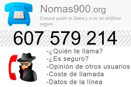 Teléfono 607579214