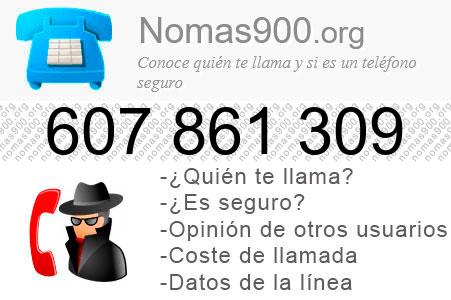 Teléfono 607861309