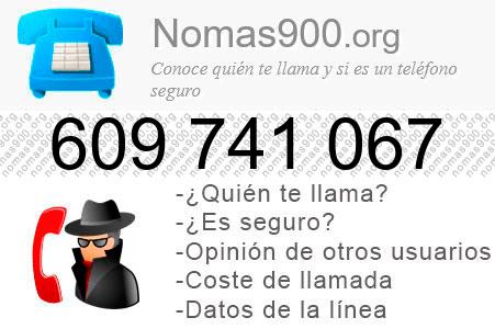 Teléfono 609741067