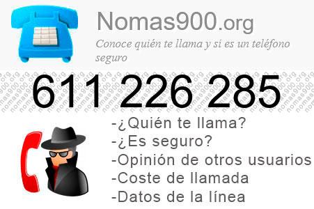 Teléfono 611226285