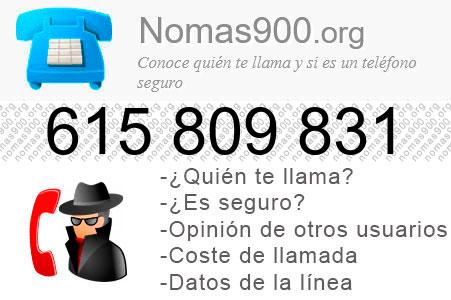 Teléfono 615809831