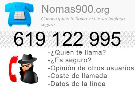 Teléfono 619122995