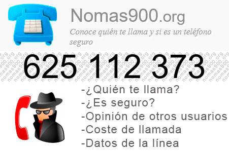 Teléfono 625112373