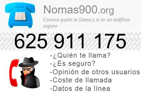 Teléfono 625911175