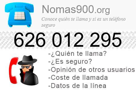 Teléfono 626012295