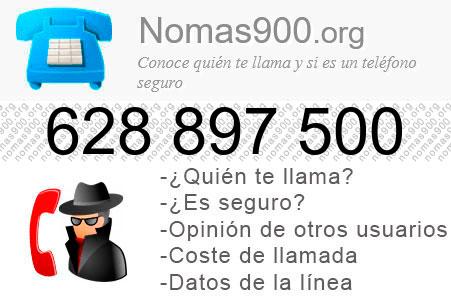 Teléfono 628897500