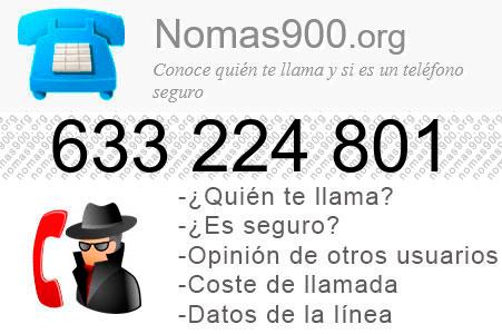 Teléfono 633224801