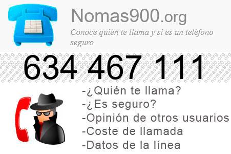 Teléfono 634467111