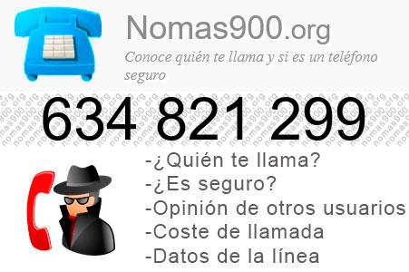 Teléfono 634821299