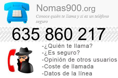 Teléfono 635860217