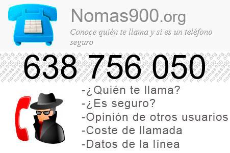 Teléfono 638756050