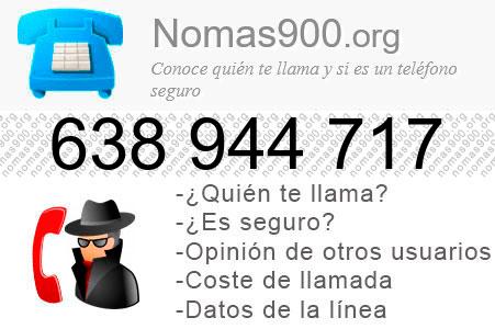 Teléfono 638944717