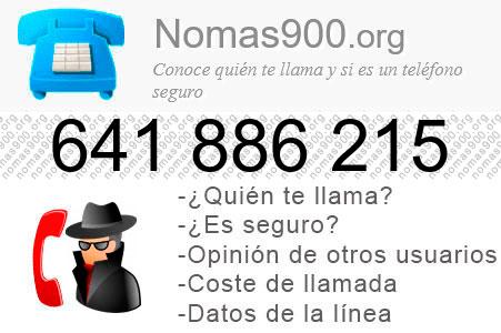 Teléfono 641886215