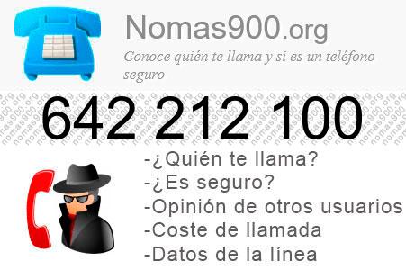 Teléfono 642212100