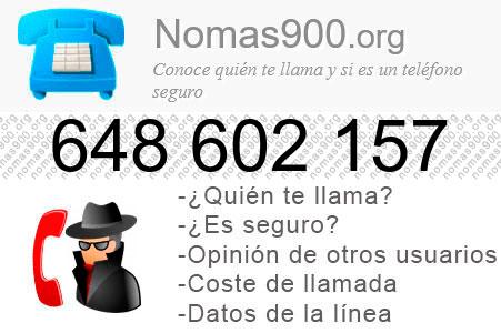 Teléfono 648602157