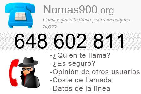 Teléfono 648602811