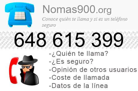 Teléfono 648615399