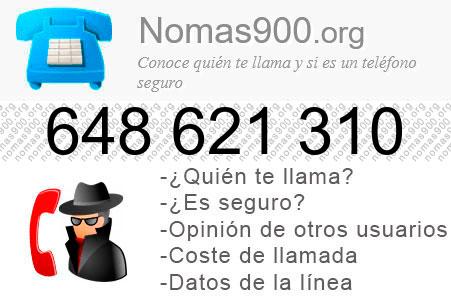 Teléfono 648621310