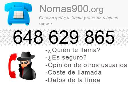 Teléfono 648629865