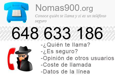 Teléfono 648633186