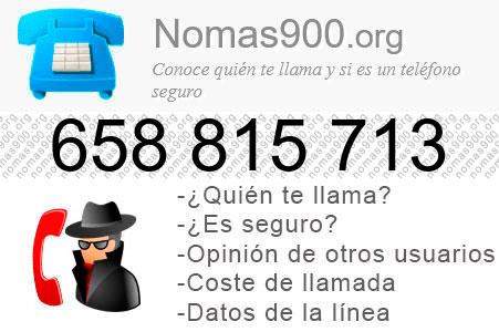 Teléfono 658815713