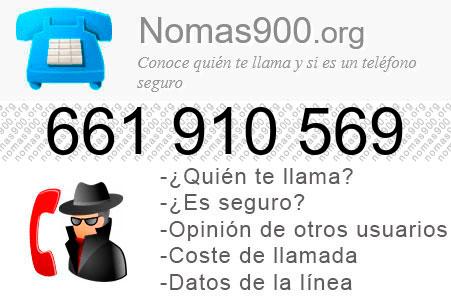 Teléfono 661910569