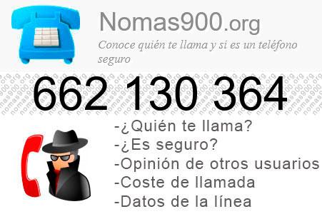 Teléfono 662130364