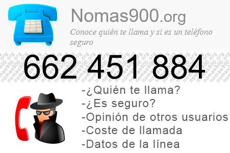 Teléfono 662451884