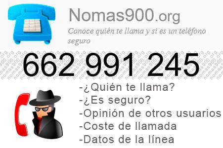 Teléfono 662991245