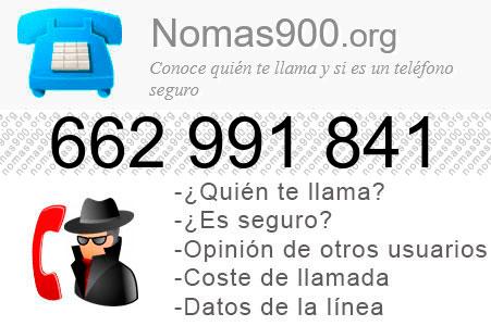 Teléfono 662991841