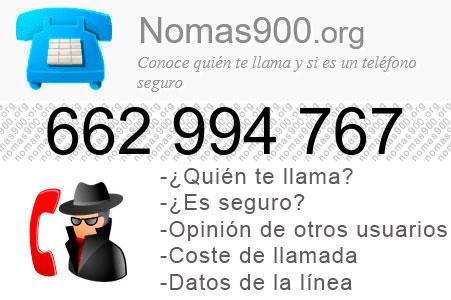 Teléfono 662994767