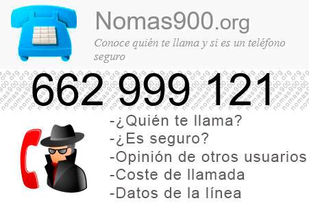 Teléfono 662999121