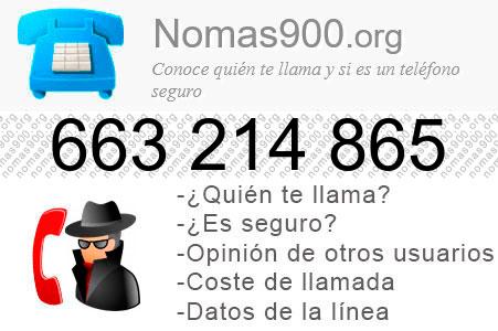 Teléfono 663214865