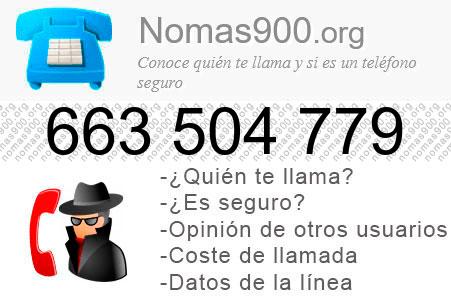 Teléfono 663504779