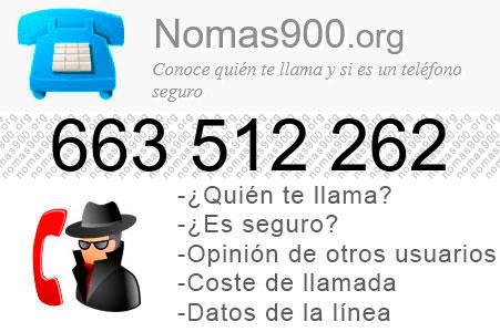 Teléfono 663512262