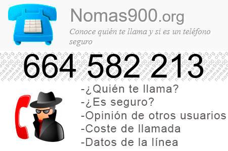 Teléfono 664582213