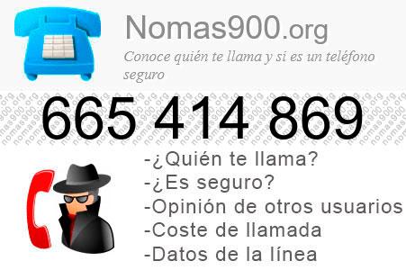 Teléfono 665414869