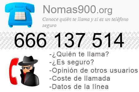 Teléfono 666137514