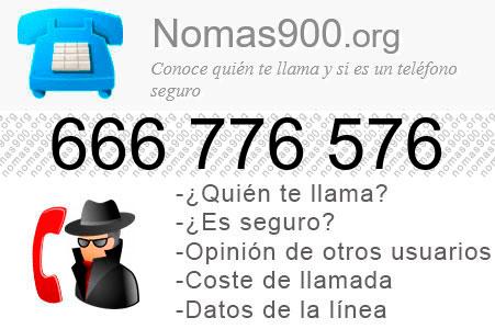 Teléfono 666776576