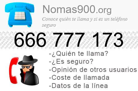 Teléfono 666777173