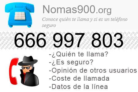 Teléfono 666997803