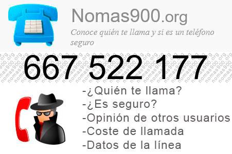 Teléfono 667522177