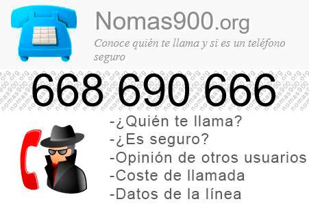 Teléfono 668690666