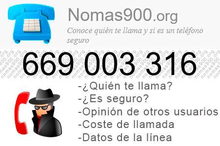 Teléfono 669003316